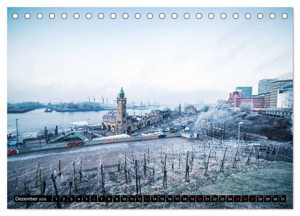Produktbild: Hamburg - die sch&ouml;nste Stadt der Welt (Tischkalender 2026 DIN A5 quer), CALVENDO Monatskalender