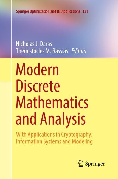 Produktbild: Modern Discrete Mathematics and Analysis