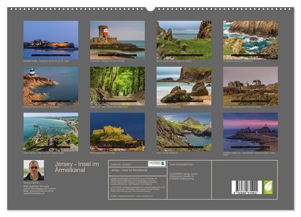 Produktbild: Jersey - Insel im &Auml;rmelkanal (hochwertiger Premium Wandkalender 2027 DIN A2 quer), Kunstdruck in Hochglanz