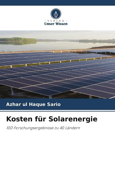 Produktbild: Kosten f&uuml;r Solarenergie