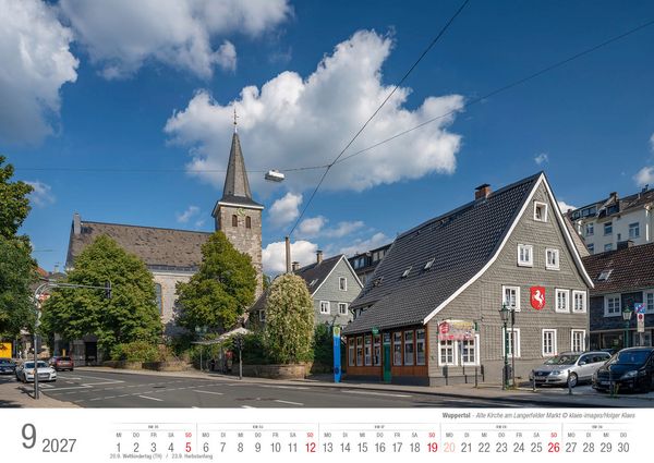 Produktbild: Wuppertal 2027 Bildkalender A3 Spiralbindung