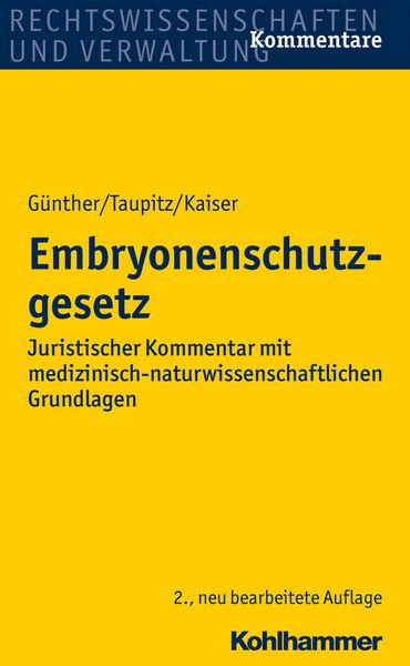 Produktbild: Embryonenschutzgesetz