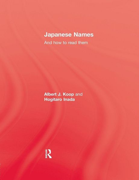 Produktbild: Japanese Names and How To Read Them