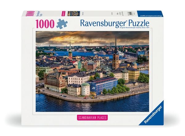 Produktbild: Erwachsenenpuzzle 1000 Teile - Stockholm, Schweden