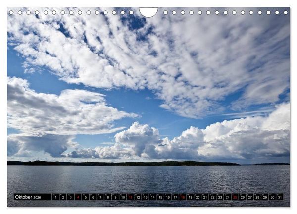 Produktbild: FINNLAND &ndash; Traumhafte Landschaften (CH - Version) (Wandkalender 2026 DIN A4 quer), CALVENDO Monatskalender