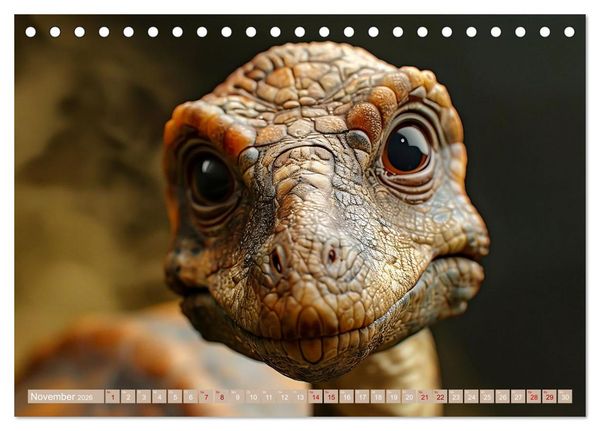 Produktbild: Dino-Babys (Tischkalender 2026 DIN A5 quer), CALVENDO Monatskalender