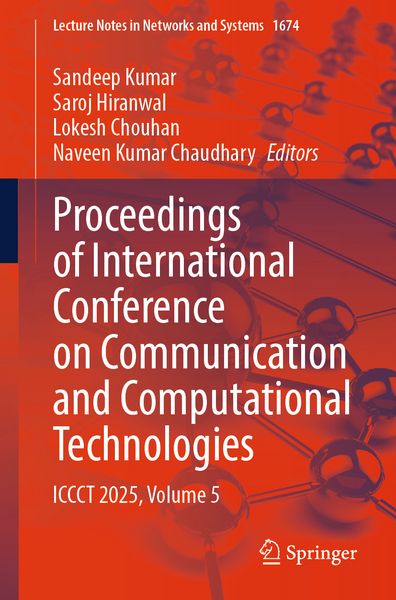 Produktbild: Proceedings of International Conference on Communication and Computational Technologies