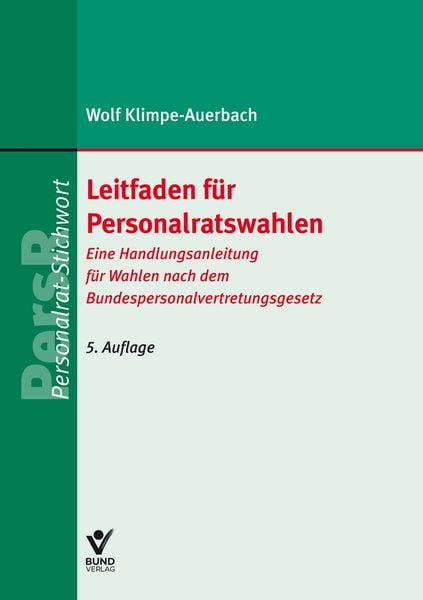Produktbild: Leitfaden f&uuml;r Personalratswahlen