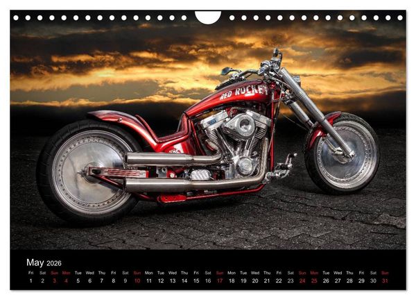 Produktbild: Motorbike Dreams (Wall Calendar 2026 DIN A4 landscape), CALVENDO 12 Month Wall Calendar