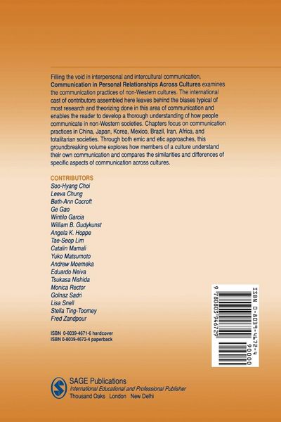Produktbild: Communication in Personal Relationships Across Cultures
