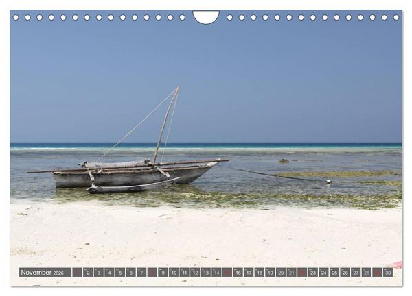 Produktbild: Sansibar (Wandkalender 2026 DIN A4 quer), CALVENDO Monatskalender