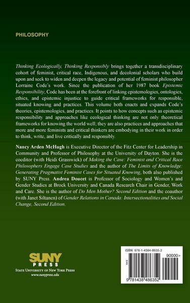 Produktbild: Thinking Ecologically, Thinking Responsibly