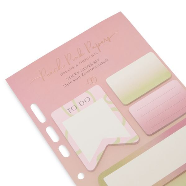 Produktbild: Haftnotizen-Set 6-teilig, Pink Matcha