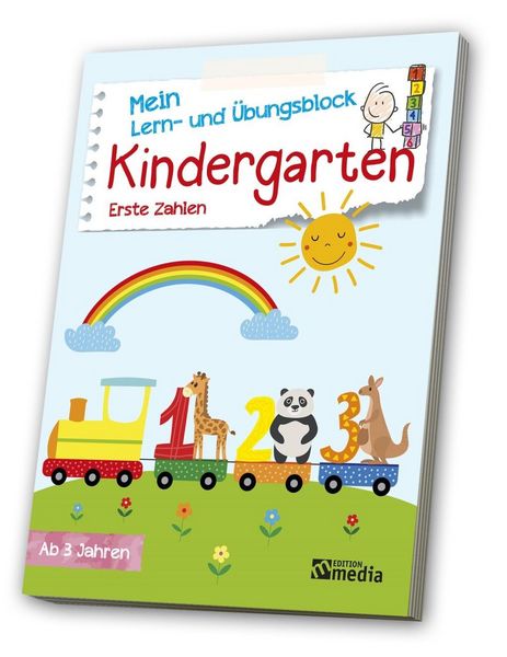 Produktbild: Mein Lern- & &Uuml;bungsblock<BR>Kindergarten: Erste Zahlen