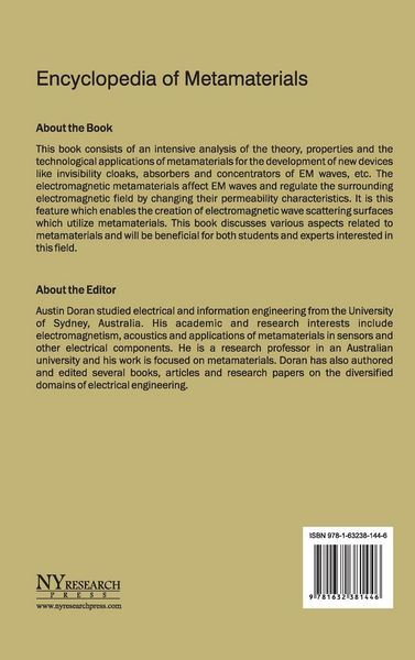 Produktbild: Encyclopedia of Metamaterials