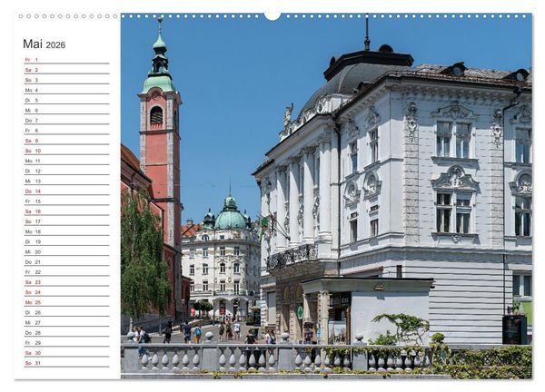 Produktbild: Zw&ouml;lf mal Europa (Wandkalender 2026 DIN A2 quer), CALVENDO Monatskalender