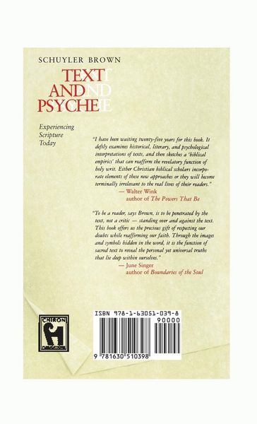 Produktbild: Text and Psyche