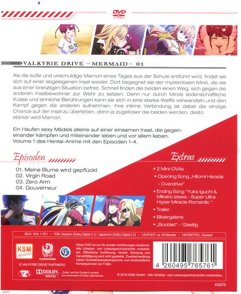 Produktbild: Valkyrie Drive - Marmaid - Volume 1: Episode 01-04