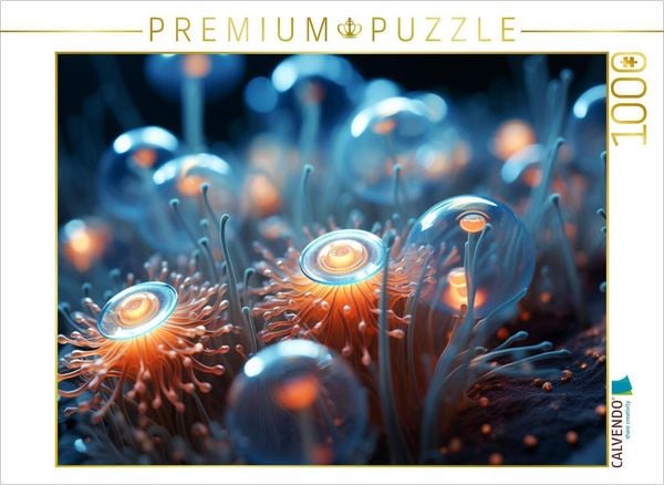 CALVENDO Puzzle Mikroblüten - Mikroorganismen | 1000 Teile Lege-Größe 64x48cm Foto-Puzzle für glückliche Stunden