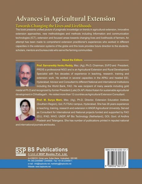 Produktbild: Advances in Agricultural Extension Towards Changing the Lives and Livelihoods