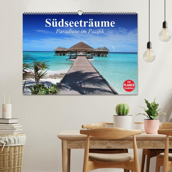Produktbild: S&uuml;dseetr&auml;ume. Paradiese im Pazifik (Wandkalender 2026 DIN A2 quer), CALVENDO Monatskalender