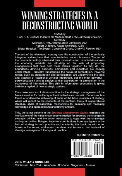 Produktbild: Winning Strategies in a Deconstructing World