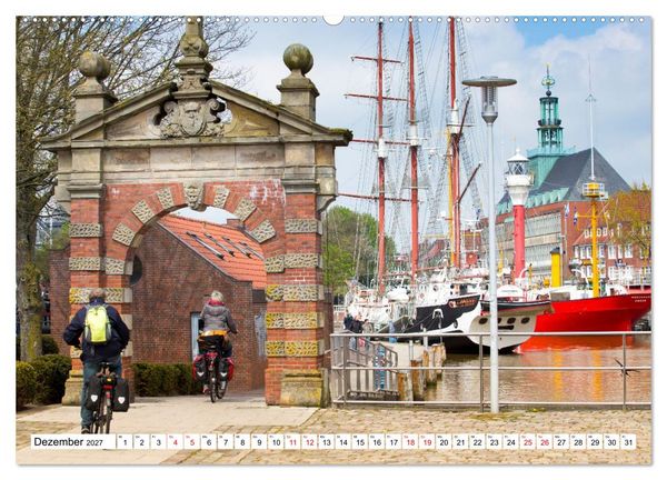 Produktbild: Radland Deutschland - Niedersachsen (hochwertiger Premium Wandkalender 2027 DIN A2 quer), Kunstdruck in Hochglanz