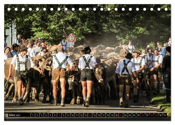 Produktbild: Faszination Allg&auml;u (Tischkalender 2027 DIN A5 quer), CALVENDO Monatskalender