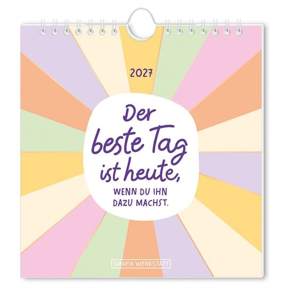 Produktbild: Postkartenkalender 2027 Der beste Tag