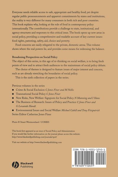 Produktbild: Welfare of Food