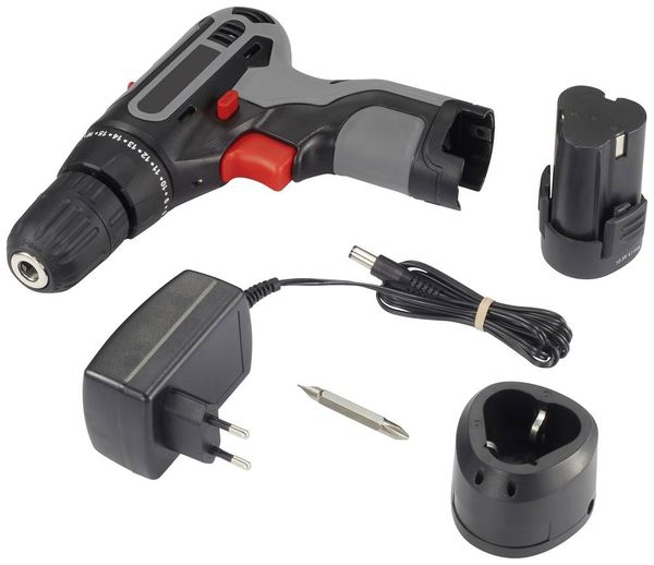 Produktbild: D008 Akku-Bohrschrauber 10.8V 1.5Ah Li-Ion inkl. Akku