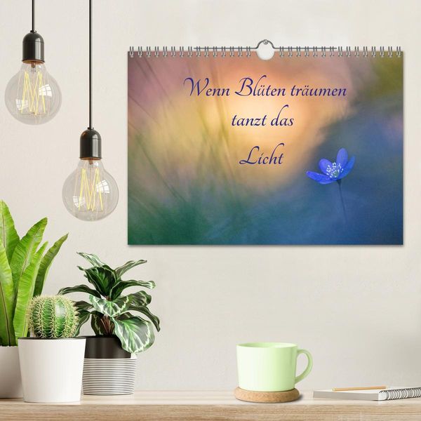 Produktbild: Wenn Bl&uuml;ten tr&auml;umen tanzt das Licht (Wandkalender 2026 DIN A4 quer), CALVENDO Monatskalender