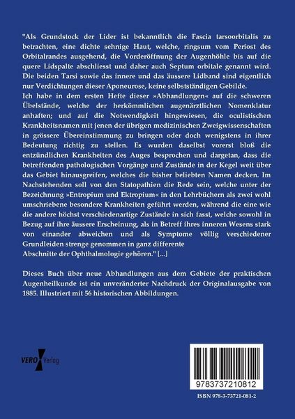 Produktbild: Neue Abhandlungen aus dem Gebiete der praktischen Augenheilkunde