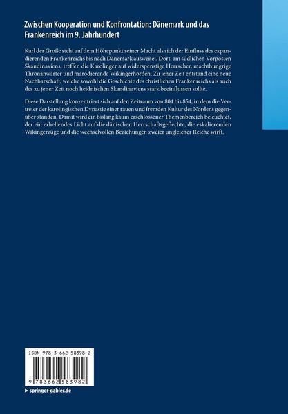 Produktbild: Zwischen Kooperation und Konfrontation: D&auml;nemark und das Frankenreich im 9. Jahrhundert
