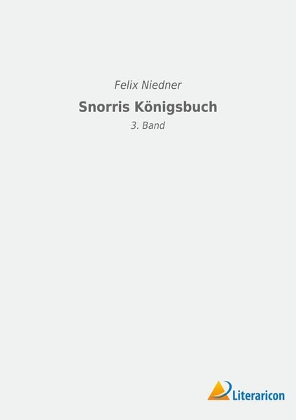Produktbild: Snorris K&ouml;nigsbuch