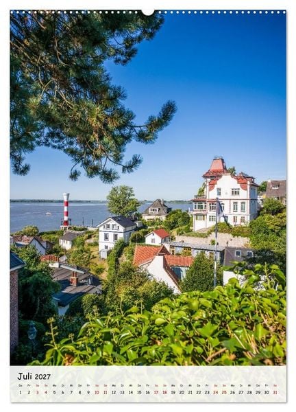 Produktbild: Hamburg - Hanseatische Eleganz (hochwertiger Premium Wandkalender 2027 DIN A2 hoch), Kunstdruck in Hochglanz