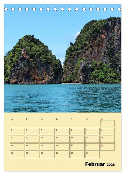 Produktbild: S&uuml;dthailand (Tischkalender 2026 DIN A5 hoch), CALVENDO Monatskalender