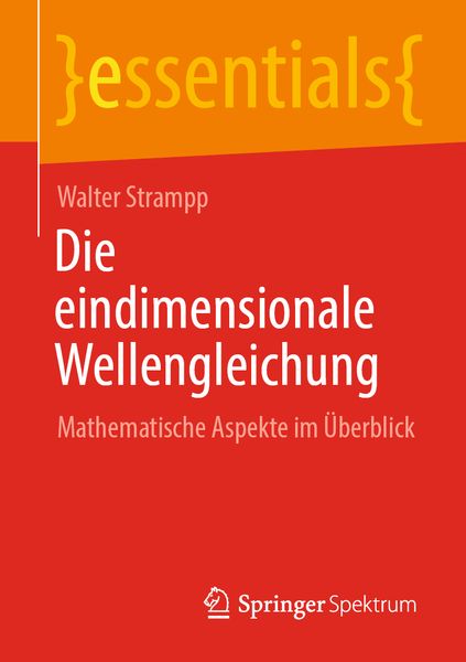 Produktbild: Die eindimensionale Wellengleichung