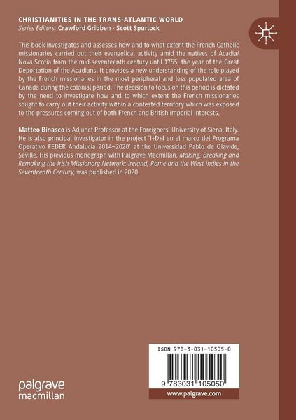 Produktbild: French Missionaries in Acadia/Nova Scotia, 1654-1755