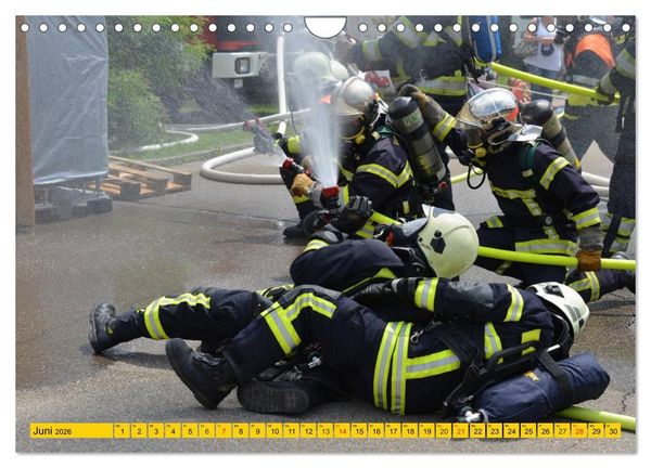 Produktbild: Die Feuerwehr. U.S. Firefighter im Einsatz (Wandkalender 2026 DIN A4 quer), CALVENDO Monatskalender