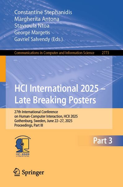 Produktbild: HCI International 2025 &ndash; Late Breaking Posters