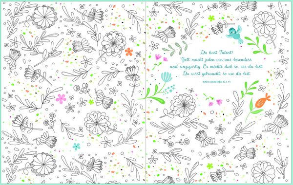Produktbild: Kreativbuch &ndash; Mein Leben ist bunt und sch&ouml;n