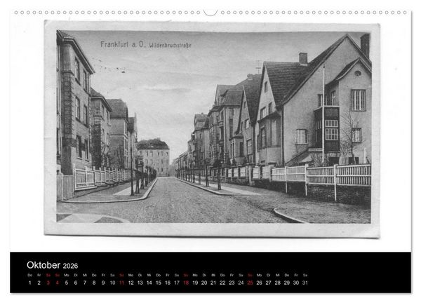 Produktbild: FFO-Geschichten. Historische Ansichtskarten aus Frankfurt (Oder) (hochwertiger Premium Wandkalender 2026 DIN A2 quer), Kunstdruck in Hochglanz
