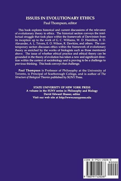 Produktbild: Issues in Evolutionary Ethics