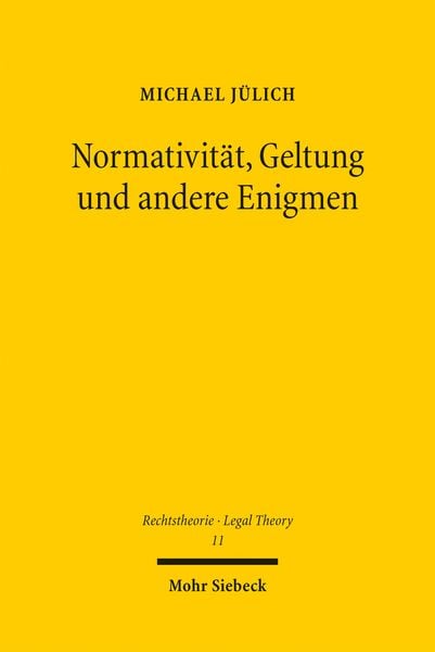 Produktbild: Normativit&auml;t, Geltung und andere Enigmen