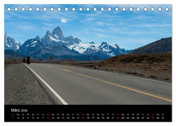 Produktbild: Patagonien 2026 Highlights von Manuela Seiler (Tischkalender 2026 DIN A5 quer), CALVENDO Monatskalender