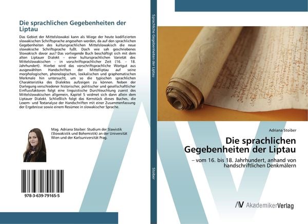 Produktbild: Die sprachlichen Gegebenheiten der Liptau