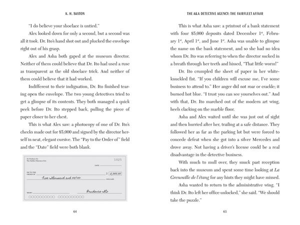 Produktbild: The A&a Detective Agency: The Fairfleet Affair