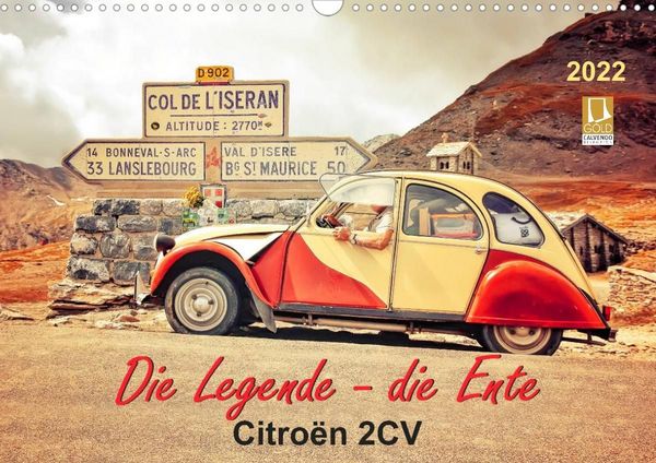 Produktbild: Die Legende - die Ente, Citro&euml;n 2CV (Wandkalender 2022 DIN A3 quer)