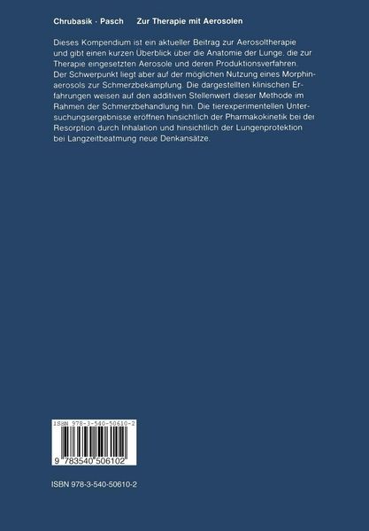 Produktbild: Zur Therapie mit Aerosolen